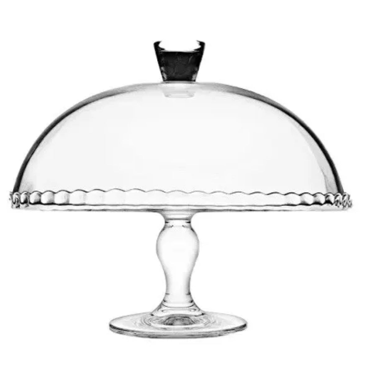 Tortenplatte a. Fuß und Haube 32cm Patisserie Kuchenplatte Kuchenteller