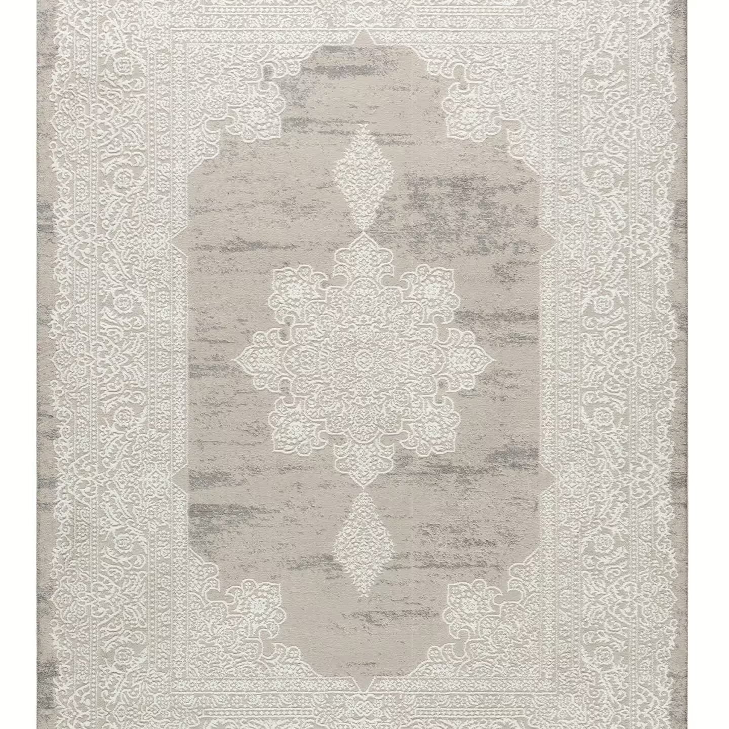 Sehrazat Premium Glory 250 Collection Beige - Premium Designer Teppich mit 3D-Effekt