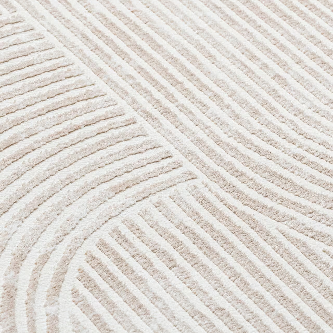 Sehrazat Premium Collection Serie MODA 1120 beige mit 3D Effekt Neuheit Teppich