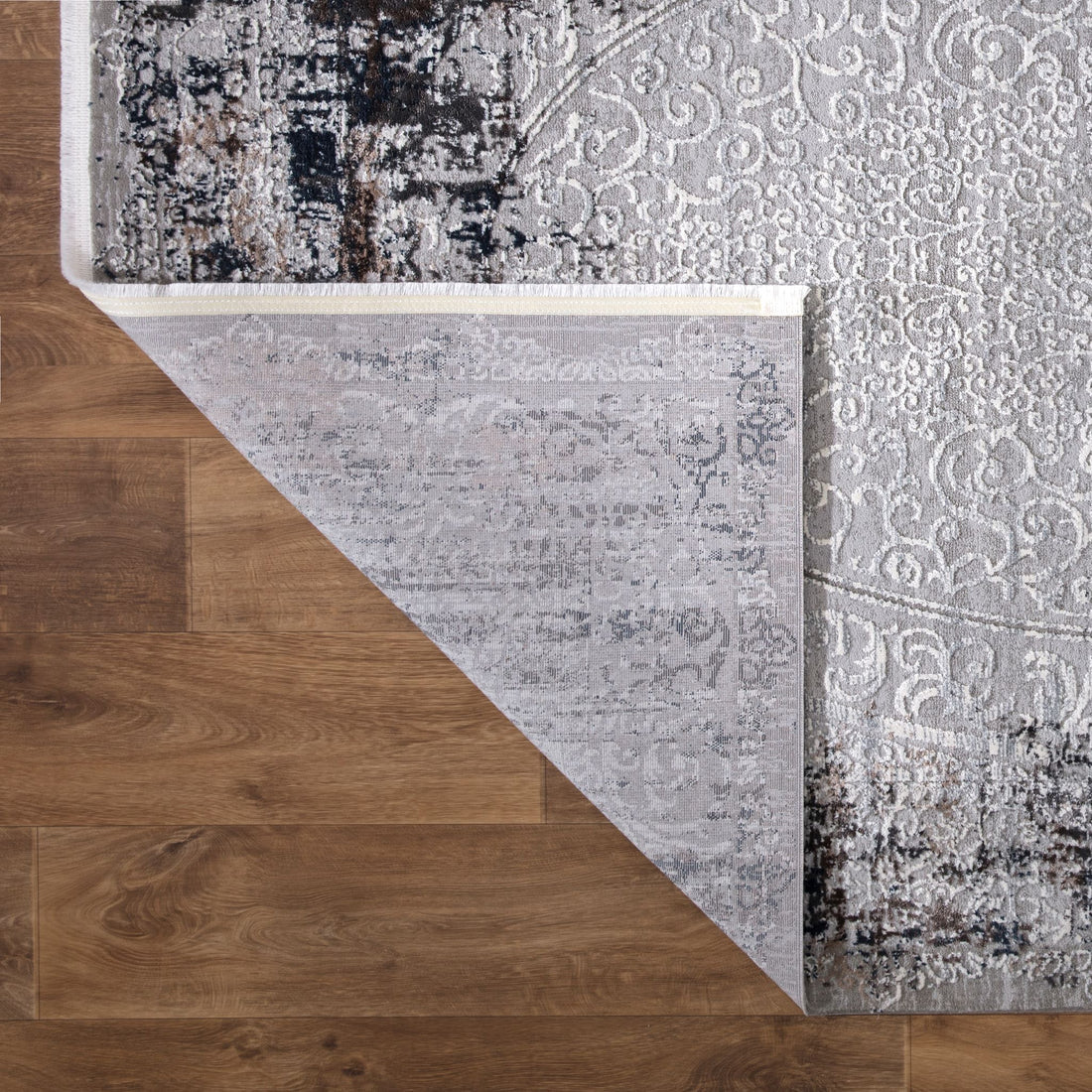 Flora Royal 6311 Teppich in grau