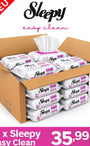 Sleepy Easy Clean 12x jeweils 100 Tücher Reinigungstücher, Allzwecktücher