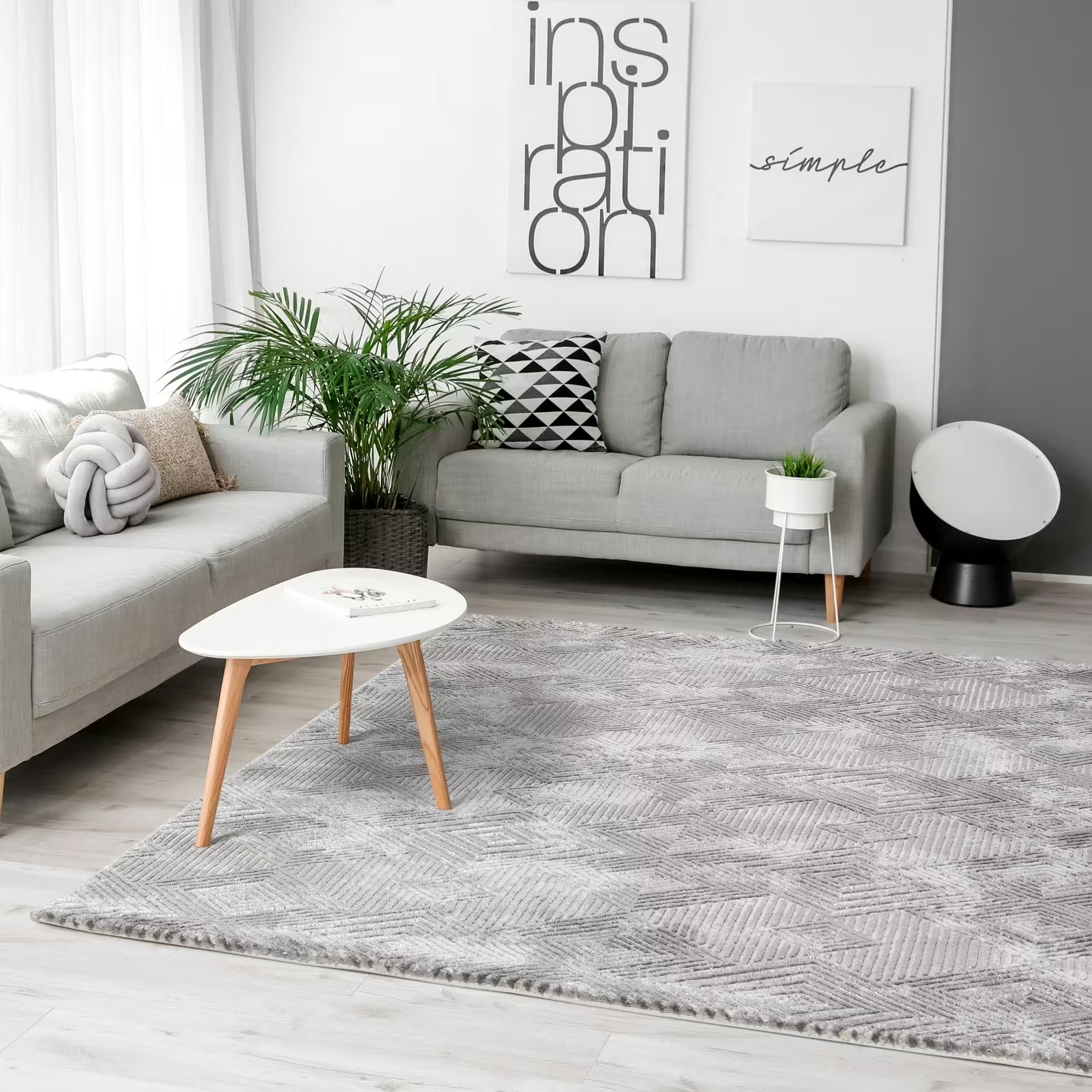 Sehrazat Amatis 6620 Grau Teppich