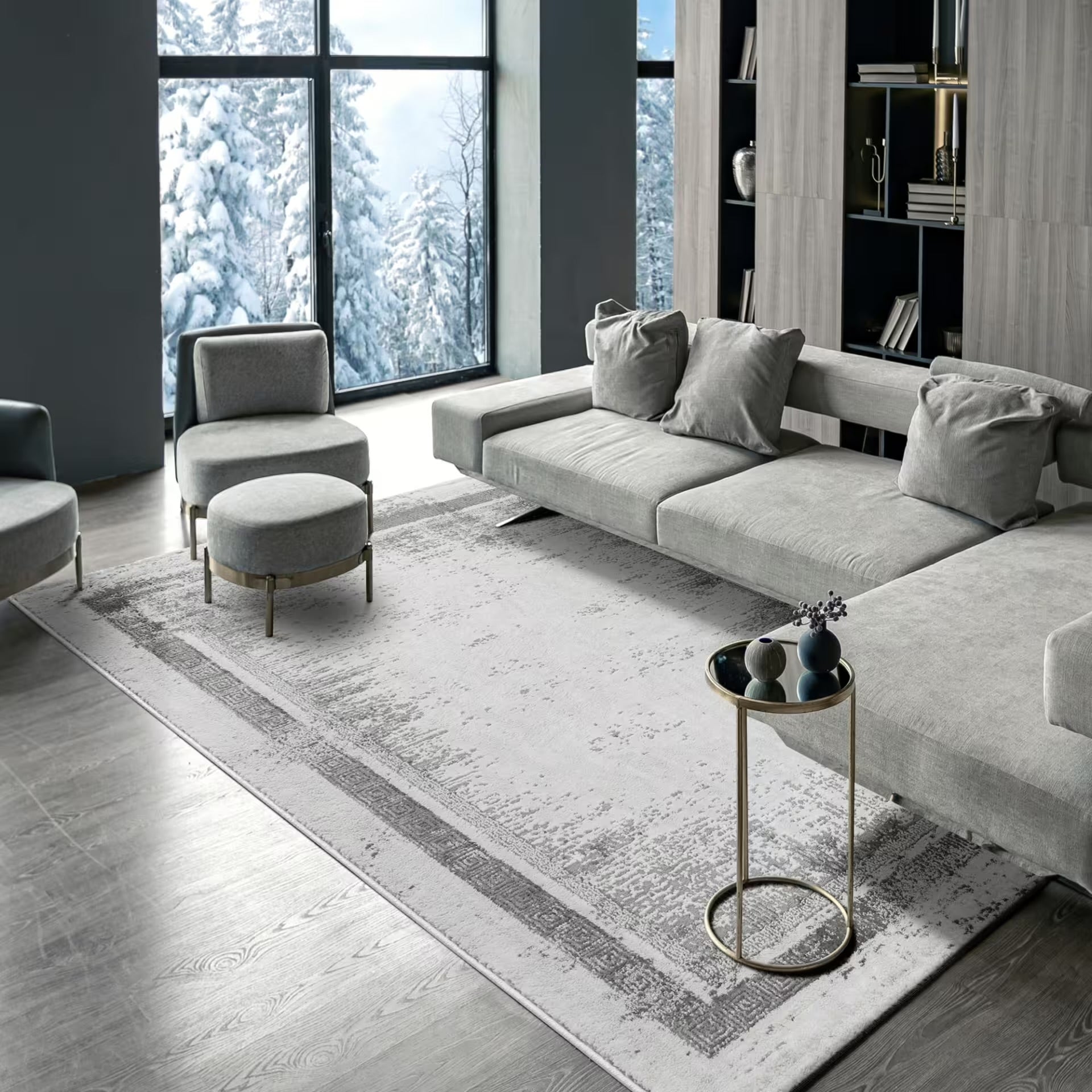 Sehrazat LEXA 2000 Grau Teppich