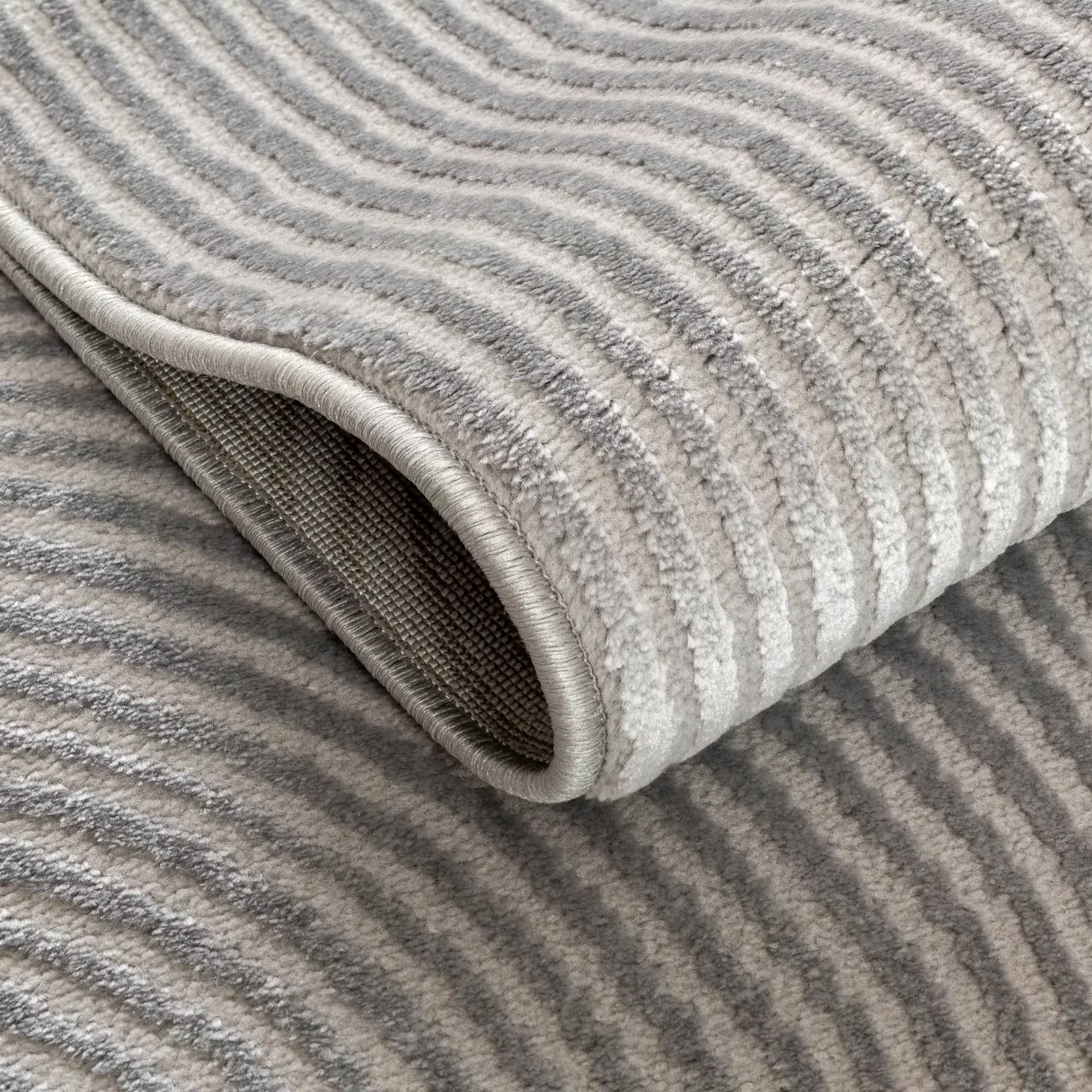 Sehrazat Premium Collection Serie MODA 1130 grau mit 3D Effekt Neuheit Teppich