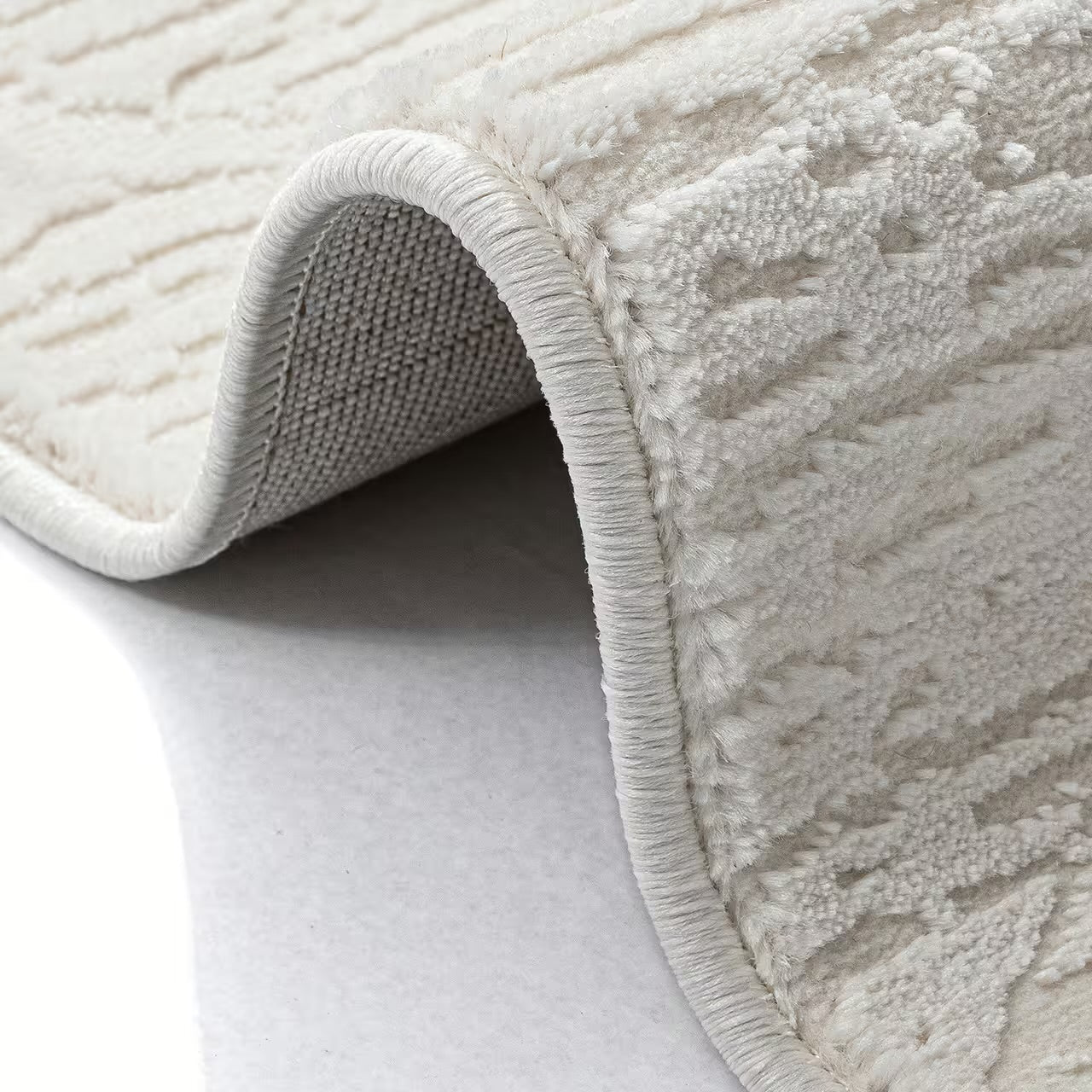 Sehrazat Premium Collection Serie MODA 1200 cream mit 3D Effekt Neuheit Teppich