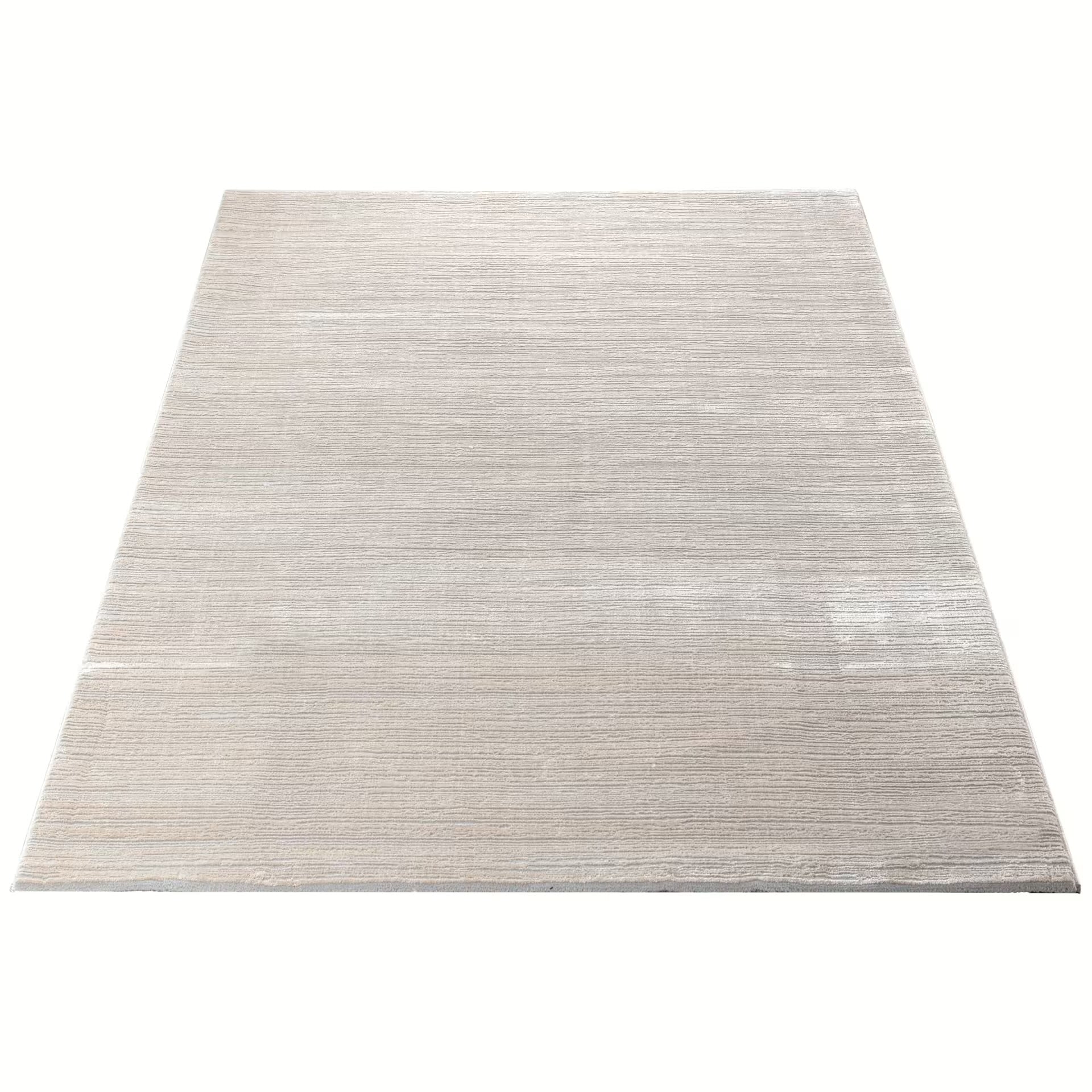 Sehrazat Premium Lima 4050 Collection Hellgrau/Beige - Moderner Designer Teppich mit 3D-Effekt