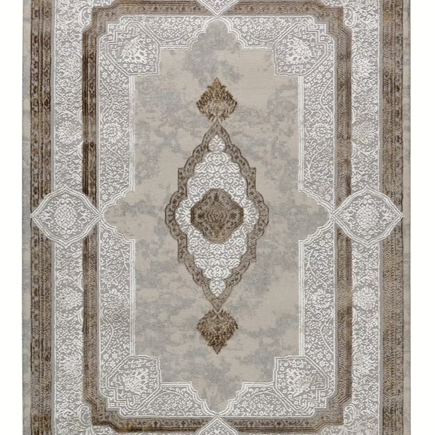 Sehrazat Premium Glory 270 Collection Beige - Premium Designer Teppich mit 3D-Effekt
