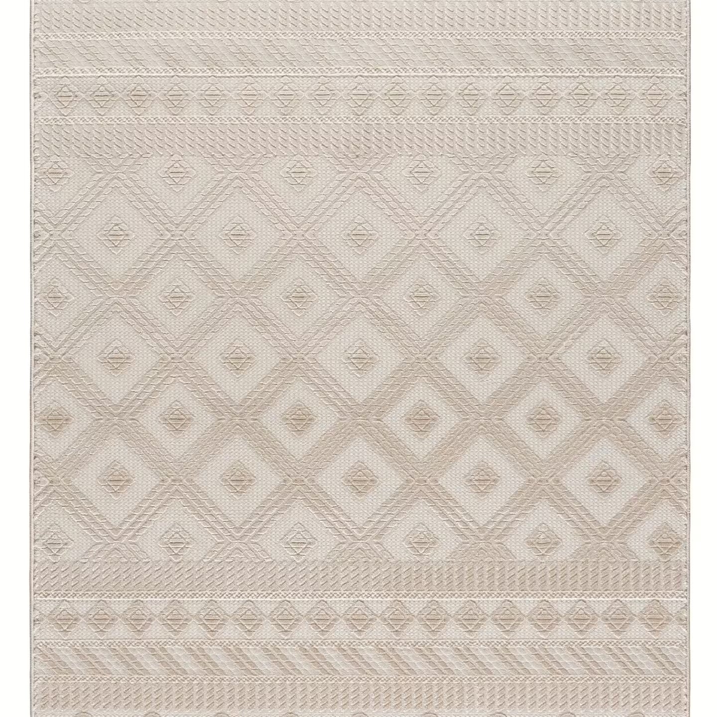 Sehrazat PREMIUM LUXURY COLLECTION - Moderner
Designer Teppich Serie 6700
Beige mit 3D-Effekt
