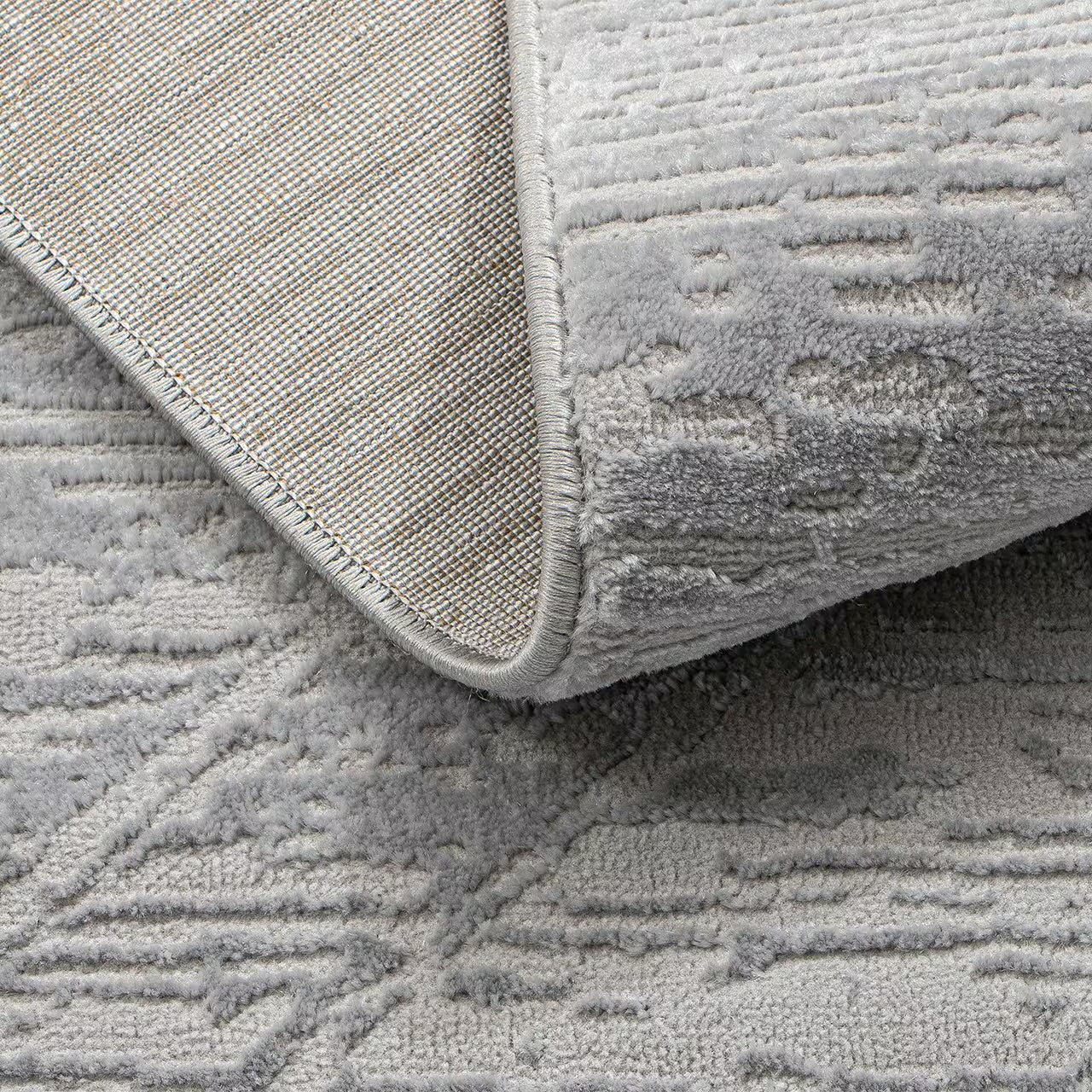 Sehrazat Premium Collection Serie MODA 1230 grau mit 3D Effekt Neuheit Teppich
