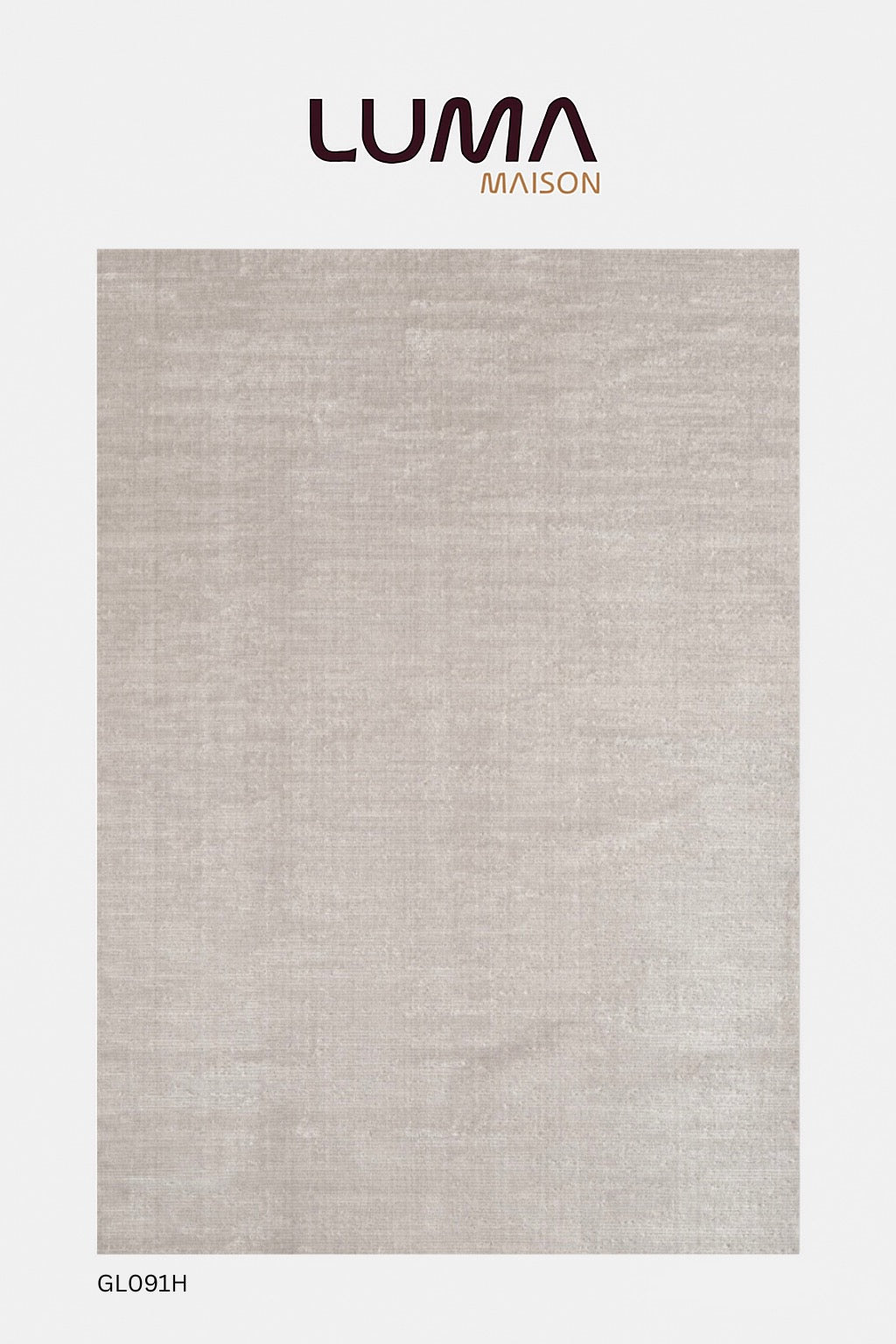 Luma Maison Terra Collection GL091GH – Moderner Designer Teppich in Grau mit Linienstruktur