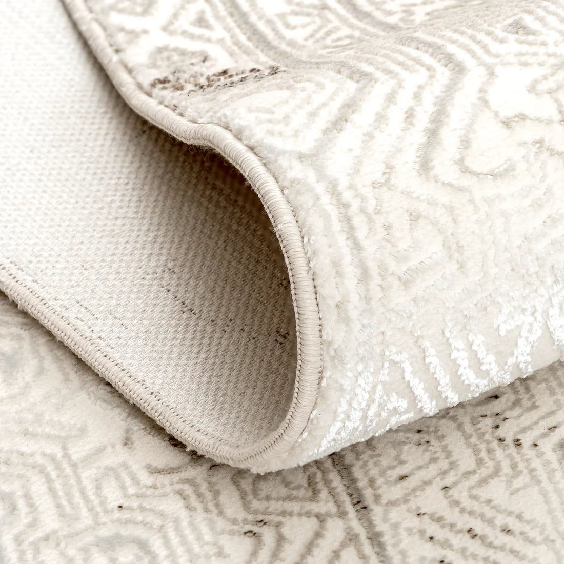 Sehrazat Premium Diamond
7820 Collection Beige - Moderner Designer Teppich mit
3D-Effekt
