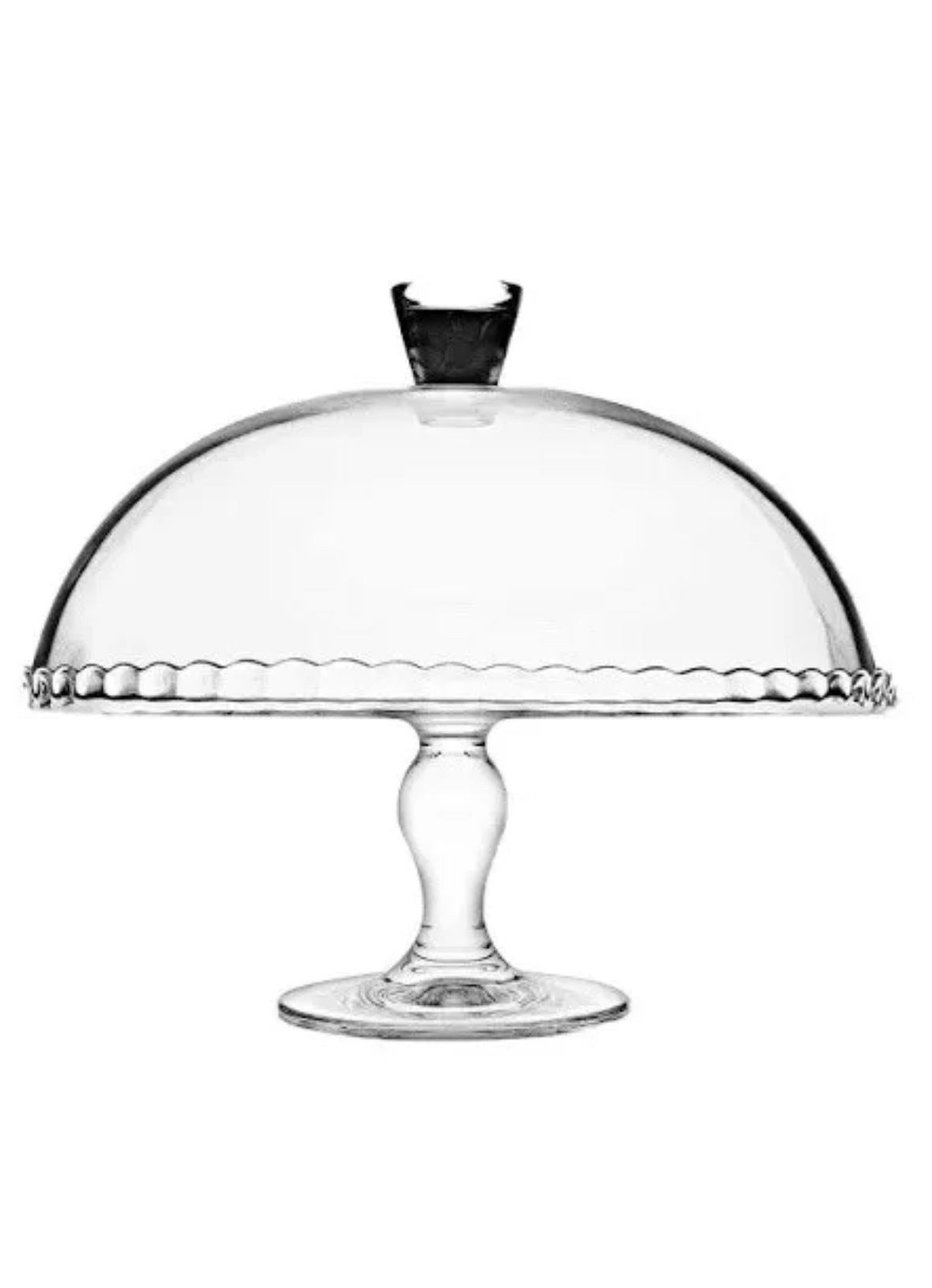 Tortenplatte a. Fuß und Haube 32cm Patisserie Kuchenplatte Kuchenteller