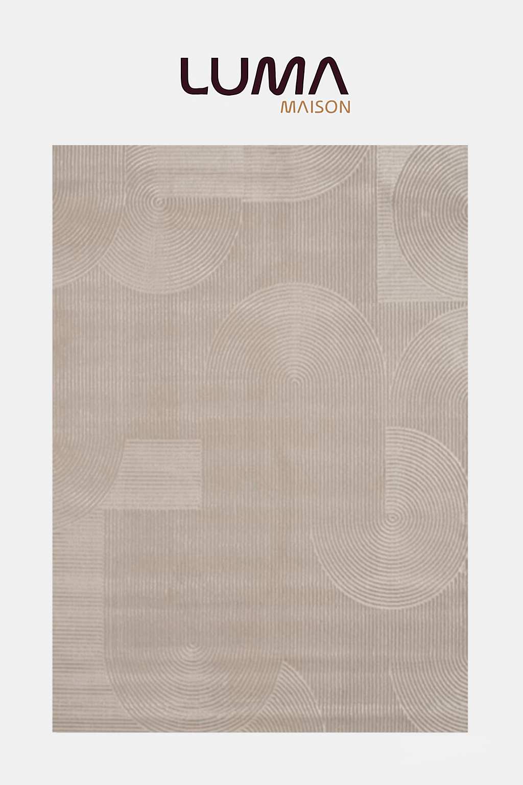 Luma Maison Terra Collection UR001A – Moderner Designer Teppich mit 3D Effekt