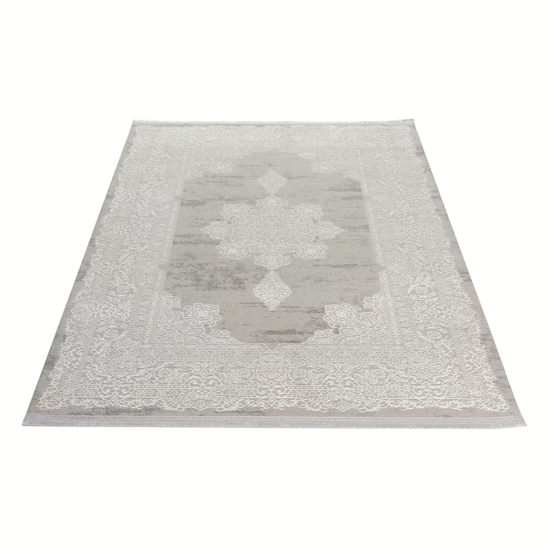 Sehrazat Premium Glory 250 Collection Beige - Premium Designer Teppich mit 3D-Effekt