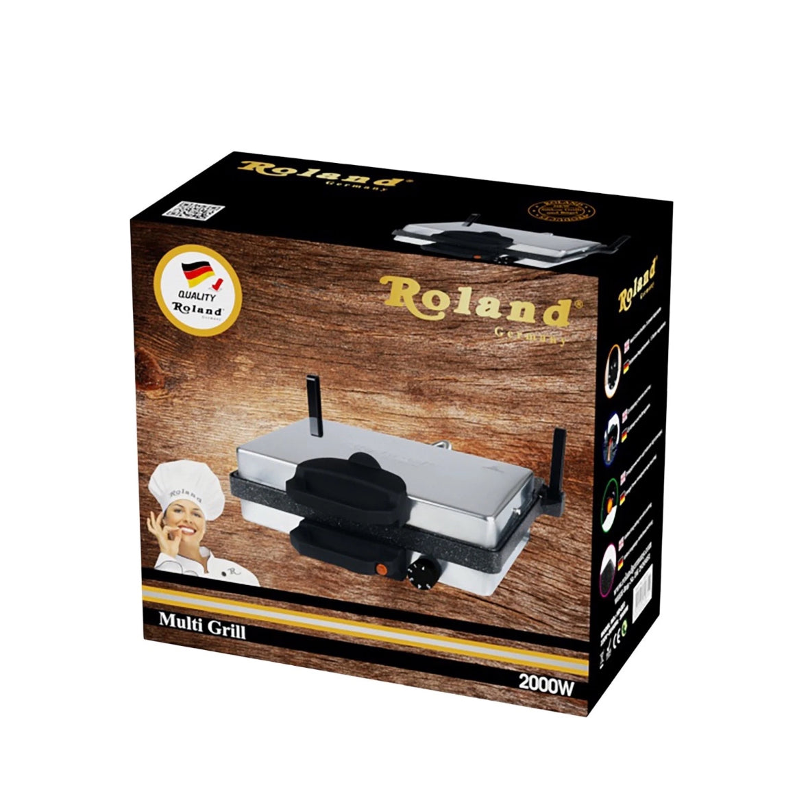 Roland Multigrill Lahmacun Sandwichmaker Toaster