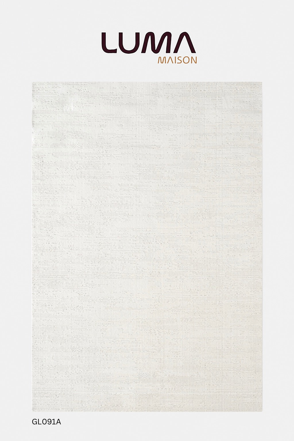 Luma Maison Terra Collection GL091A – Moderner Teppich in Creme mit feiner Struktur