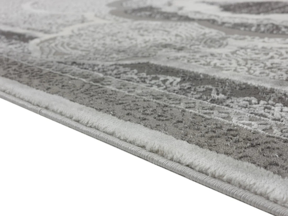 Flora FEZ 8586 Grau  Teppich