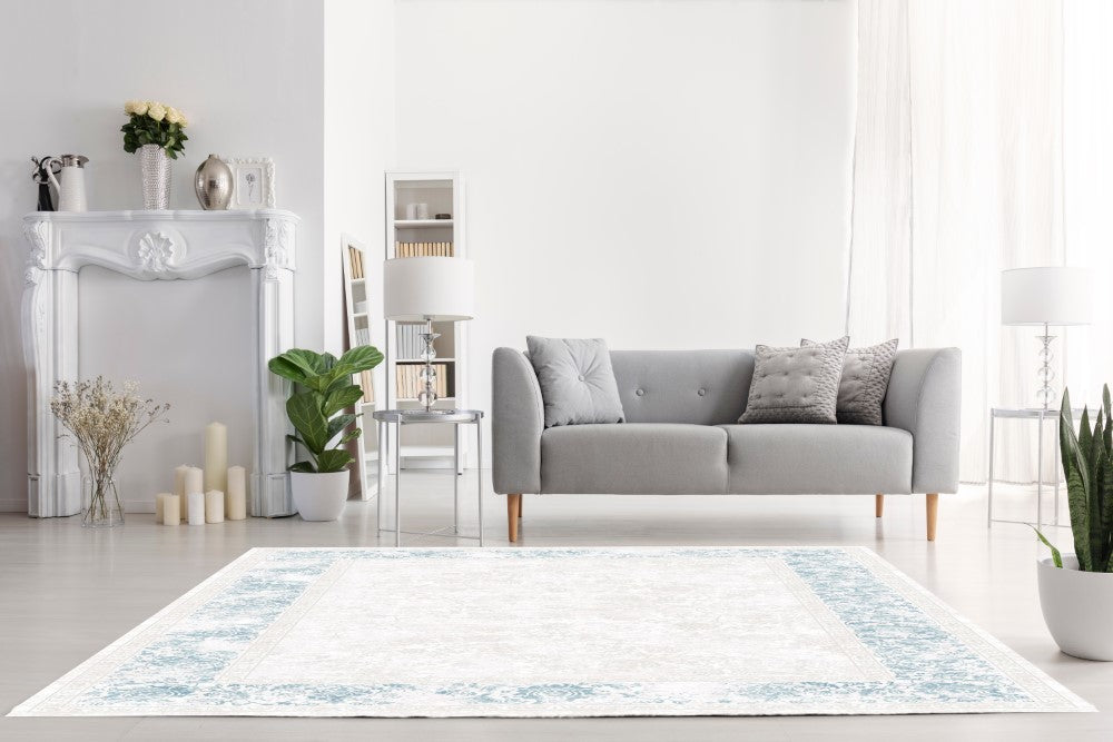 Flora Aysil 4686 Blue Teppich
