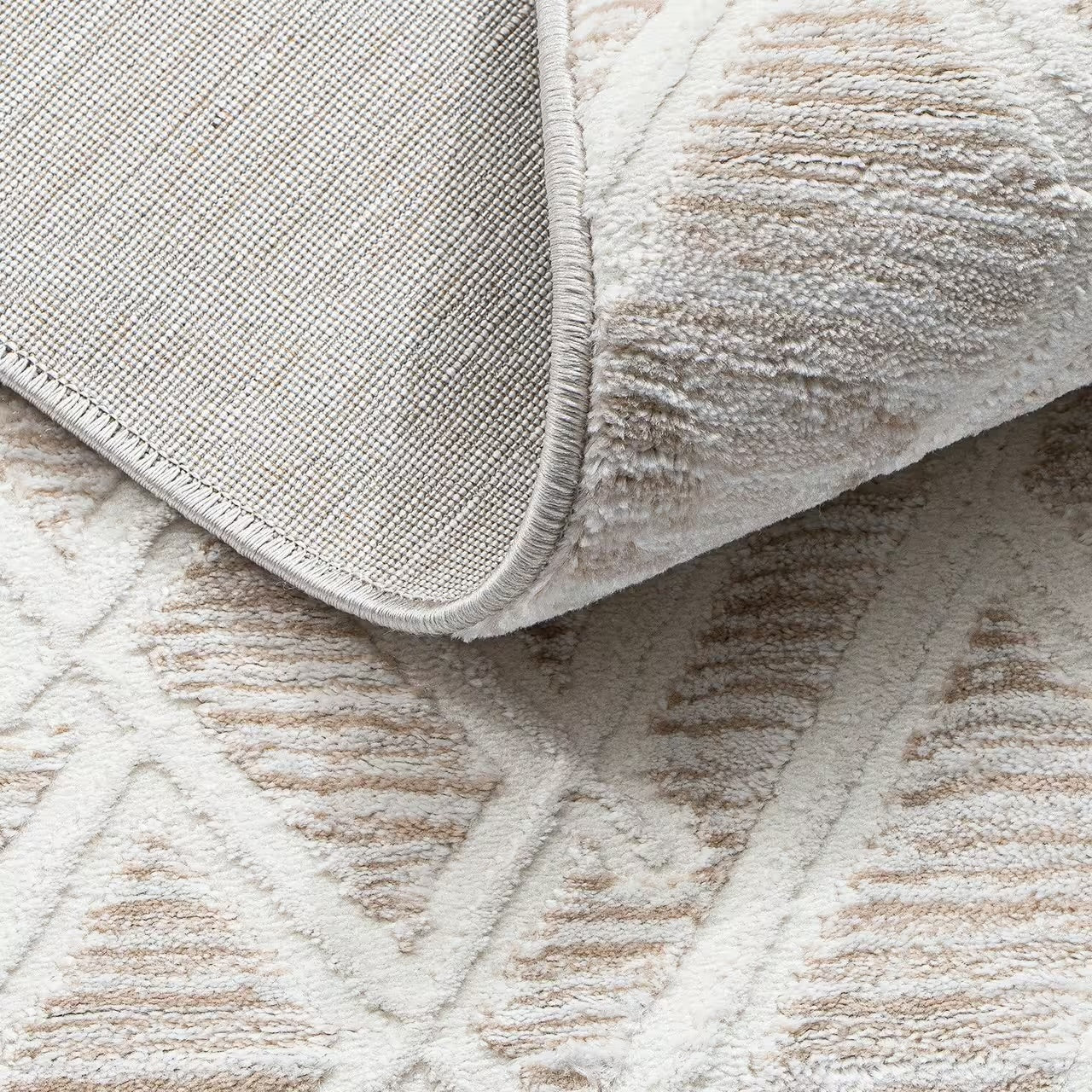 Sehrazat Premium Collection Serie MODA 1320 cream mit 3D Effekt Neuheit Teppich