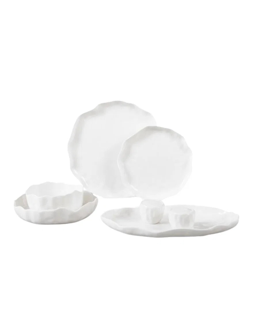 Angles White Teller-Set 27-teilig