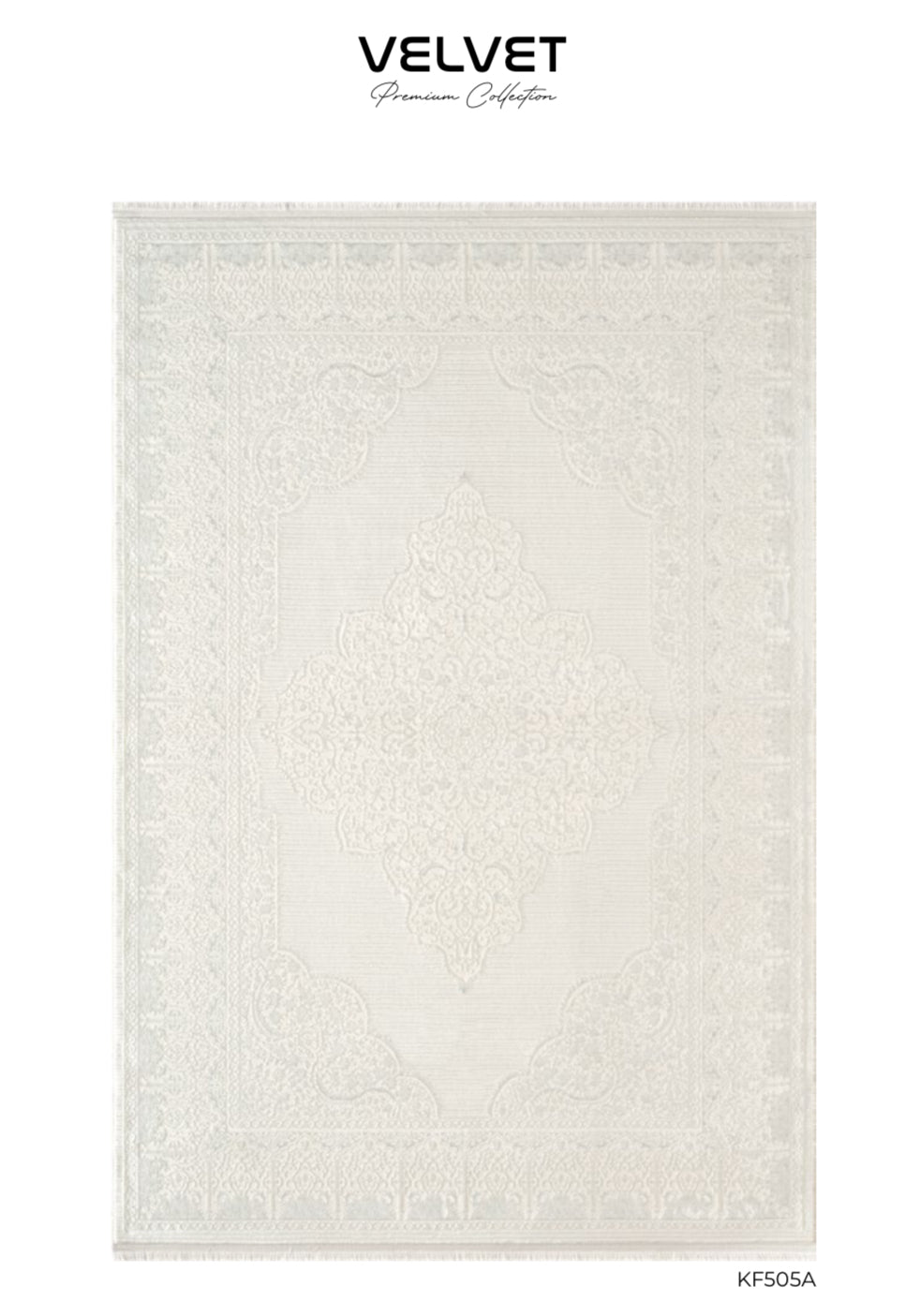 Luma Maison Velvet Collection KF505A – Moderner Designer Teppich in Creme
