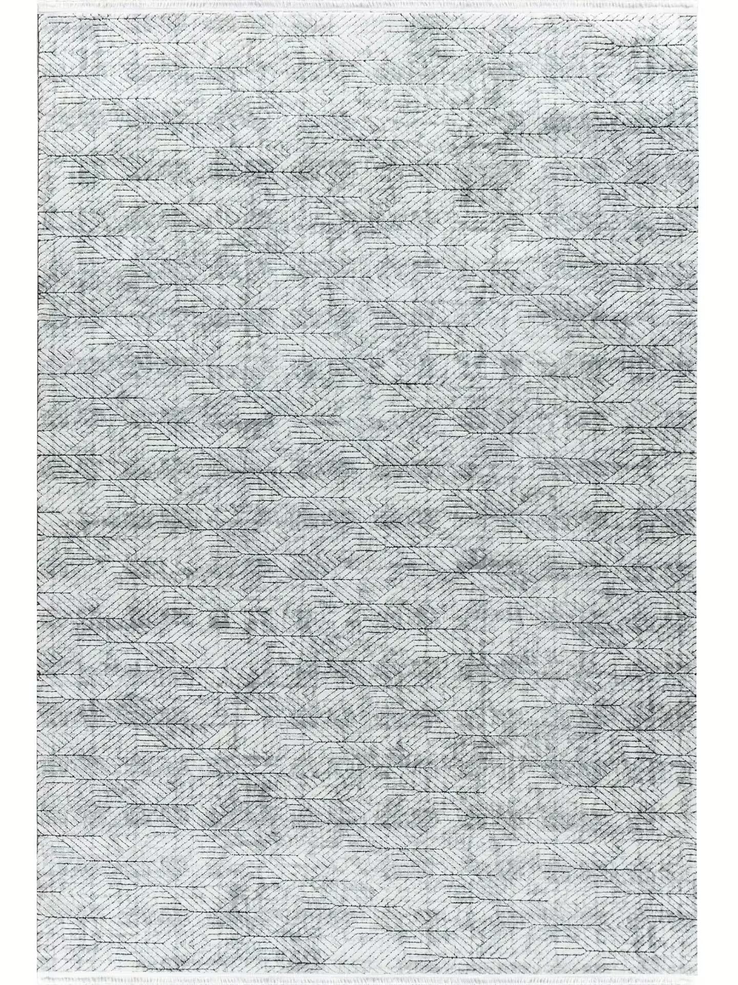 Sehrazat Premium Glory 210 Collection Hellgrau - Premium Designer Teppich mit 3D-Effekt