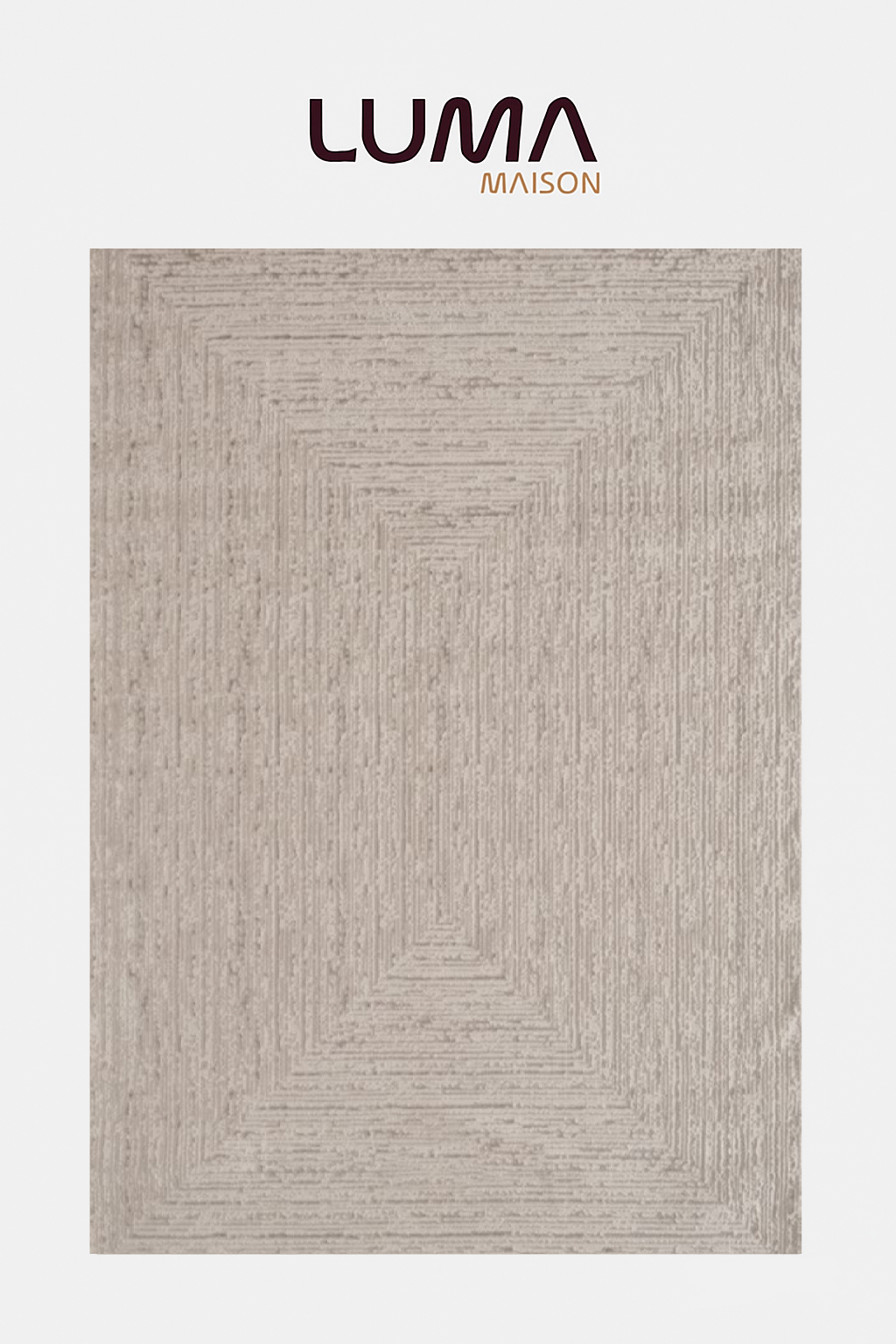 Luma Maison Terra Collection UR003A – Moderner Designer Teppich in Taupe / Beige