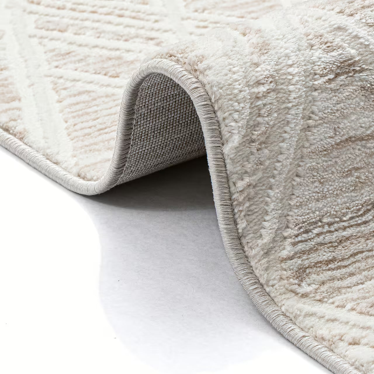Sehrazat Premium Collection Serie MODA 1320 cream mit 3D Effekt Neuheit Teppich