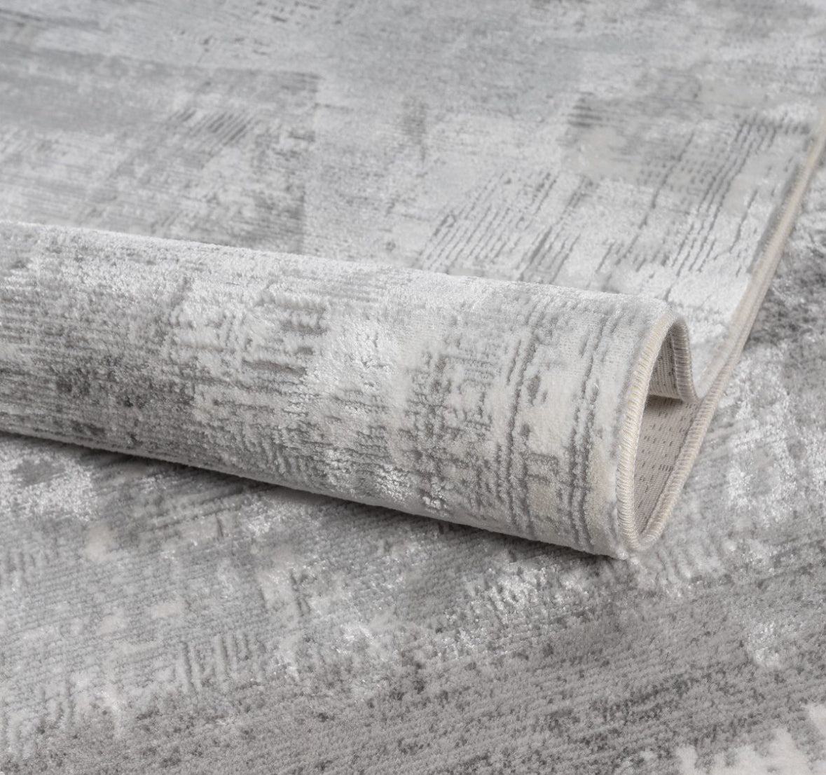 Flora Shine 2440 in grau Waschmaschinengeeigneter Teppich – Pflegeleicht und Modern