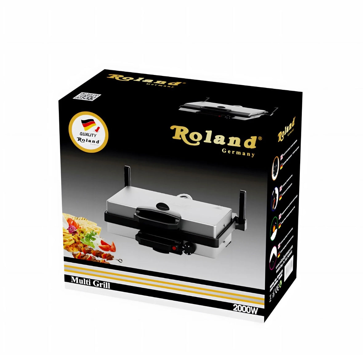 Roland Multigrill Lahmacun Sandwichmaker Toaster TEFLON
