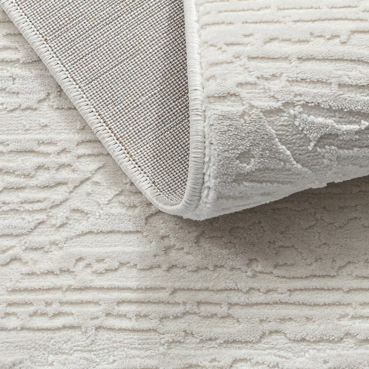 Sehrazat Premium Collection Serie MODA 1200 cream mit 3D Effekt Neuheit Teppich