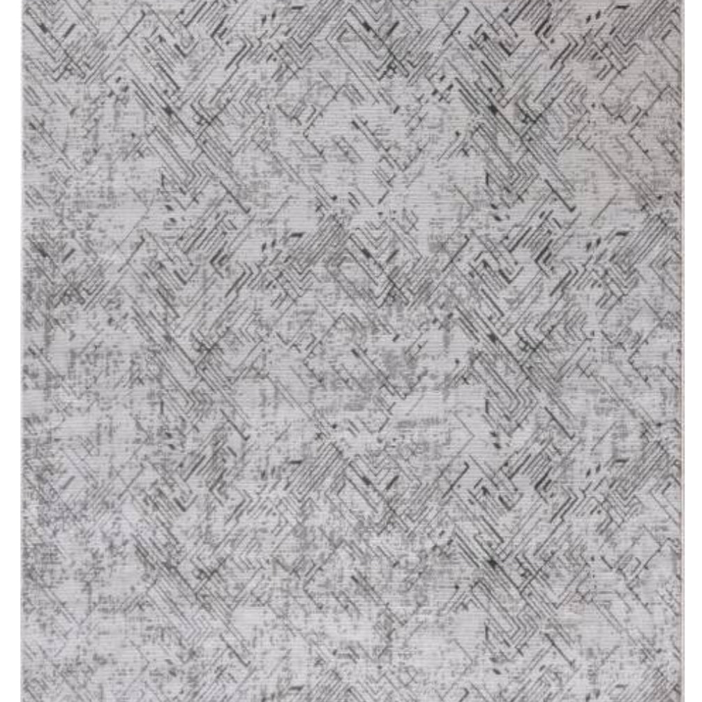 Flora Shine 2460 in grau Waschmaschinengeeigneter Teppich – Pflegeleicht und Modern